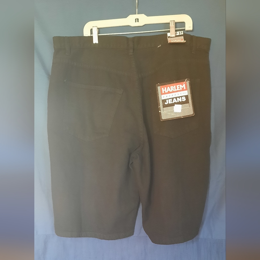 Black Harlem express Jean short size 44